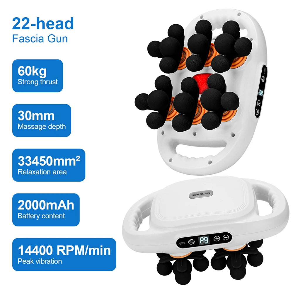 22-Head Massage Gun