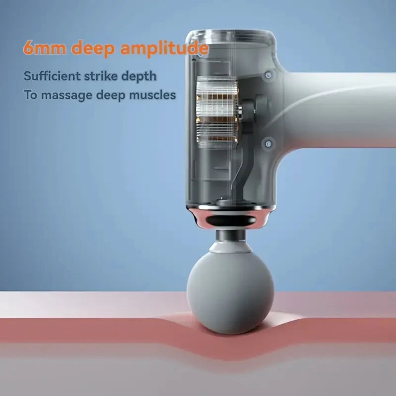 Mini Massage gun with 6 mm deep amplitude 