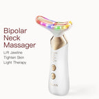24k gold led face and neck massager light therapy device⁠ face lifting and tightening 