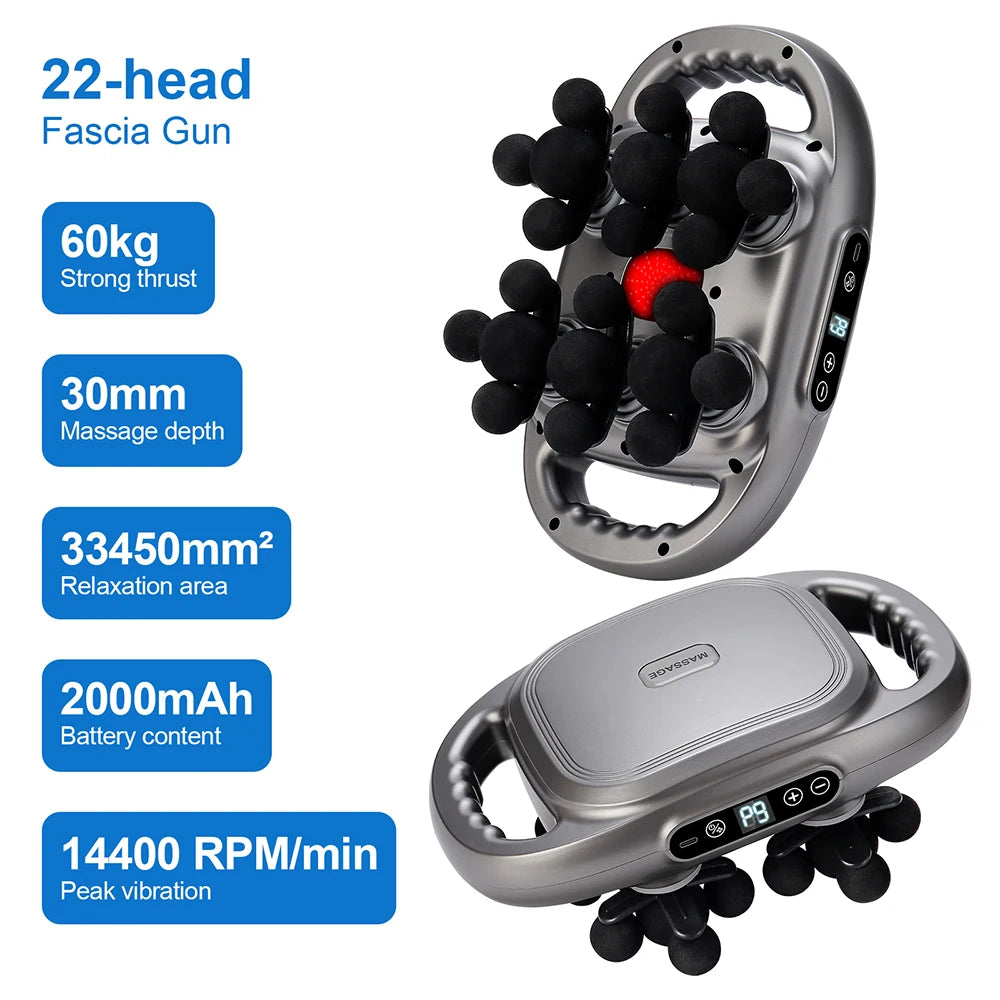 22-Head Massage Gun