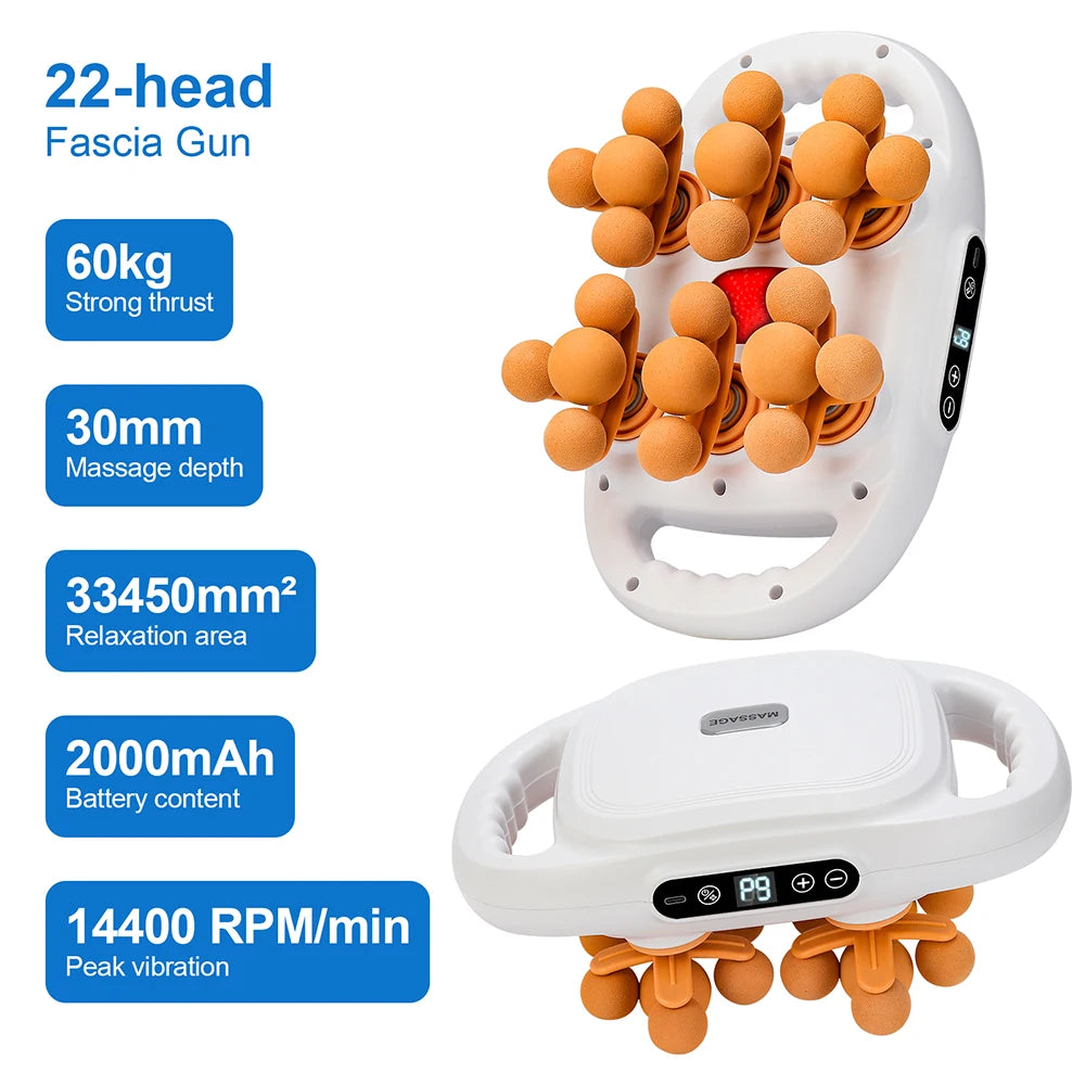22-Head Massage Gun